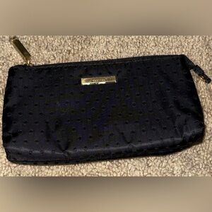 kestrea black polkadot zipper pouch